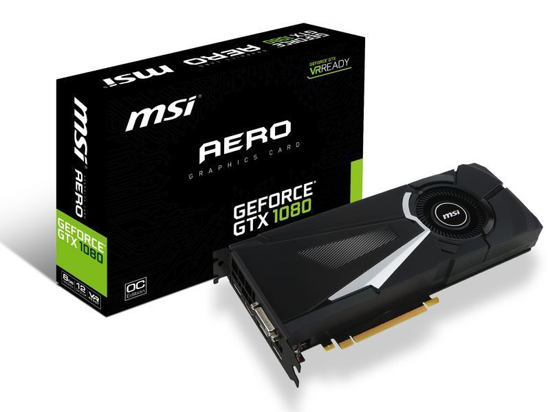 Видеокарта MSI GeForce GTX 1080 AERO 8G OC 8GB GDDR5X 5s0g0c0ss фото