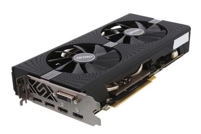 Відеокарта Sapphire Radeon RX 570 8GD5 NITRO+ (11266-09) б/в sd27s0f0g фото