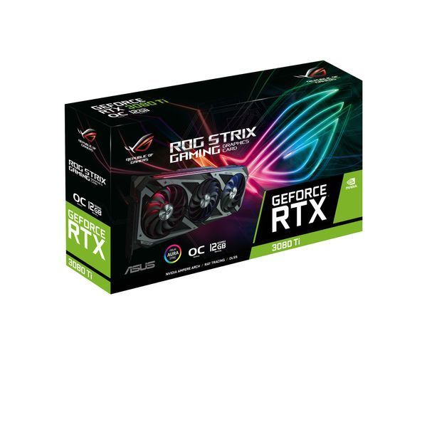 Відеокарта ASUS ROG Strix GeForce RTX 3080 Ti OC h658fn8i87fnk фото
