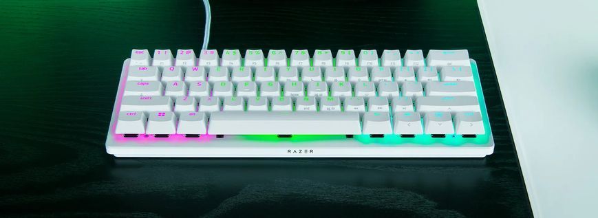 Клавіатура RAZER Huntsman V3 PRO mini white (RZ03-04991700-R3M1) 66876 фото