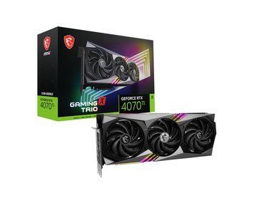 Видеокарта MSI GeForce RTX 4070 Ti Gaming X Trio 12G 2sdfgj6sdgs7ghjk00gd фото