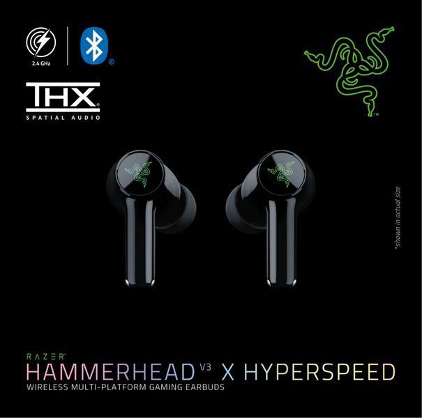 Гарнитура RAZER Hammerhead V3 X Hyperspeed (RZ12-05620100-R3G1) 67728 фото