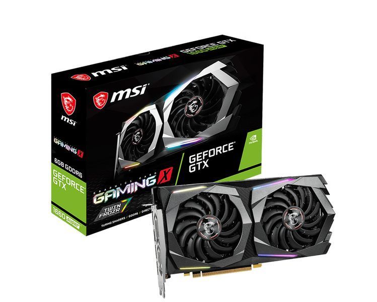 Видеокарта MSI GeForce GTX 1660 SUPER VENTUS XS OC aq4bn0m00 фото