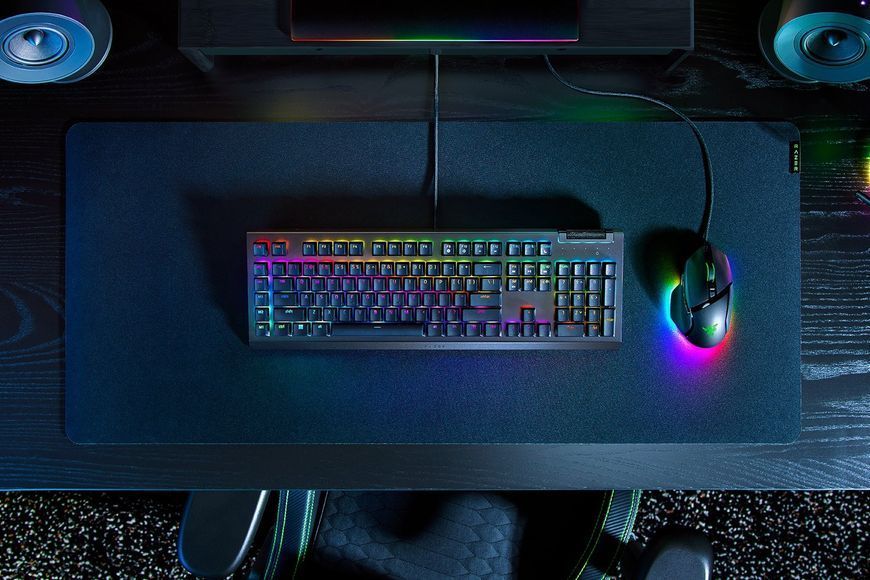 Клавиатура RAZER BlackWidow V4 X Yellow Switch RU (RZ03-04702500-R3R1) 66708 фото