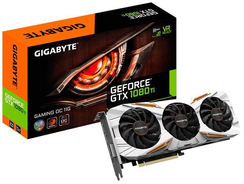 Видеокарта Gigabyte GeForce GTX 1080 Ti Gaming OC 11G s8d7vymsd7u8vsdv фото