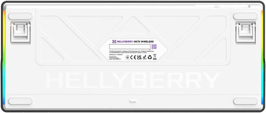 Клавиатура HATOR Hellyberry HK75 wireless White-Violet 67578 фото