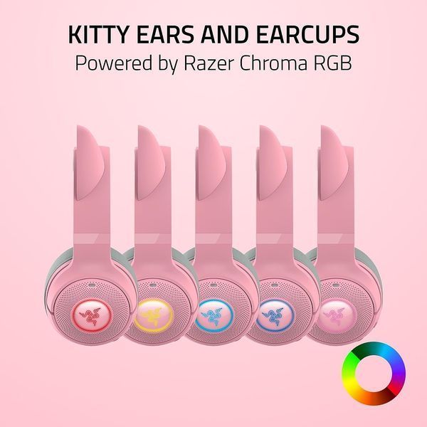 Гарнітура RAZER Kraken Kitty V2 BT Quartz (RZ04-04860100-R3M1) 66713 фото
