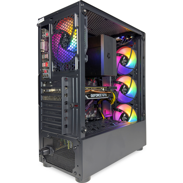 ПК Intel Core i3-10100F (3.6 - 4.3 ГГц) NVIDIA GeForce GTX 1650 4GB GDDR6 DDR4 2666 8GB SSD 256GB HDD 1TB 600 Вт 0s98a6bnsgn фото