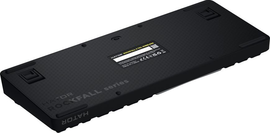 Клавиатура HATOR Rockfall 3 Mecha TKL wireless orange (HTK850UA) black QMK/VIA 66993 фото