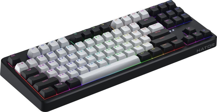 Клавиатура HATOR Rockfall 3 Mecha TKL wireless orange (HTK850UA) black QMK/VIA 66993 фото