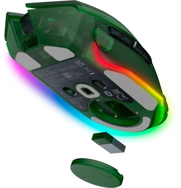 Мышка RAZER Basilisk V3 PRO Wireless 35K Phantom Green (RZ01-05240300-R3G1) 67390 фото