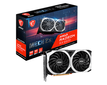 Відеокарта MSI Radeon RX 6600 MECH 2X 8G (RX6600-MECH-2X-8G) zx6qe0asx5zx0 фото
