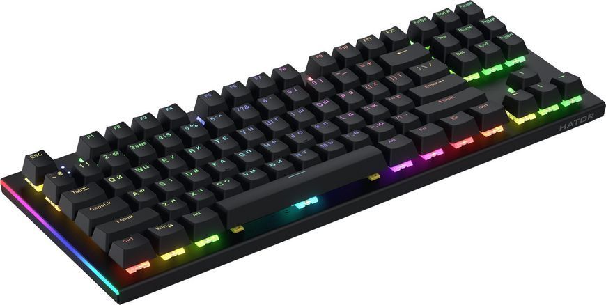 Клавіатура HATOR Gravity X TKL orange (HTK551UA) white 67055 фото