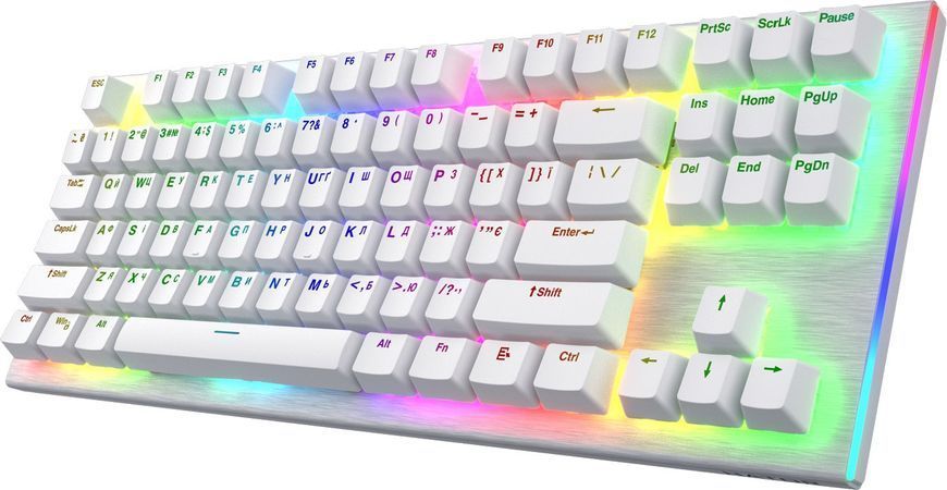 Клавіатура HATOR Gravity X TKL orange (HTK551UA) white 67055 фото