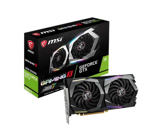 Відеокарта MSI GeForce GTX 1660 Ti GAMING X 6G cv4wq6rt0xc0xz0 фото