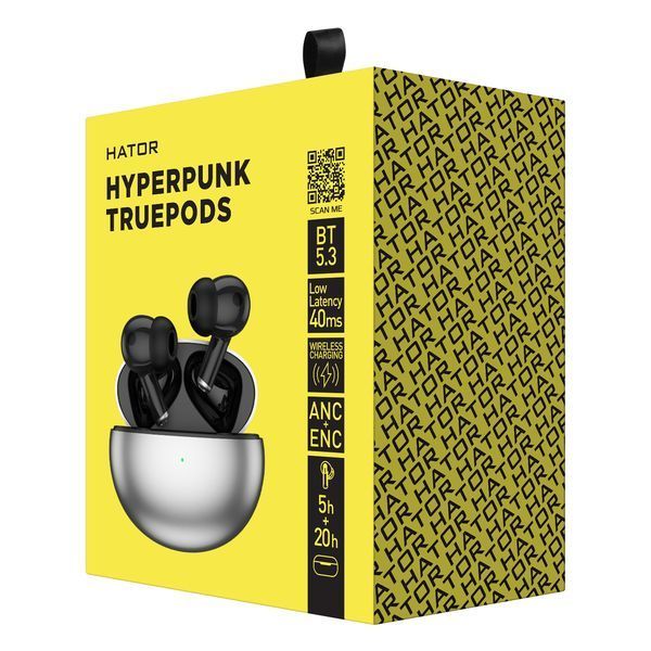 Акустична система HATOR Hyrpunk Truepods (HTA430) black SyncHUB 67222 фото