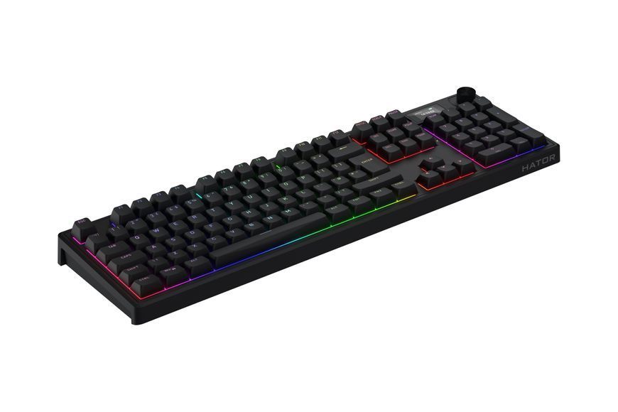 Клавіатура HATOR Skyfall 100 PRO wireless (HTK4101EU) black UK-ISO silent switches 67627 фото