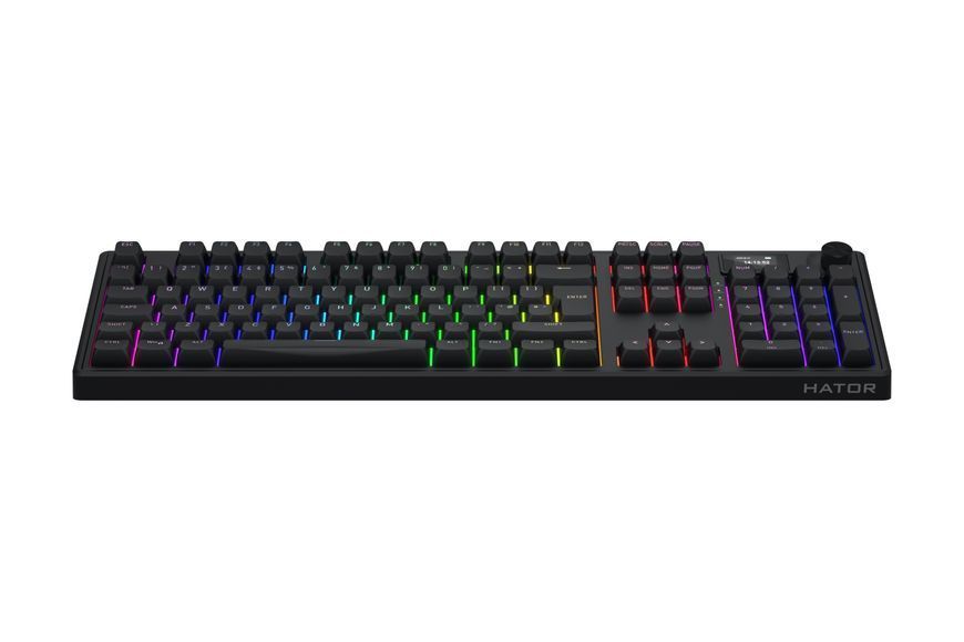 Клавіатура HATOR Skyfall 100 PRO wireless (HTK4101EU) black UK-ISO silent switches 67627 фото