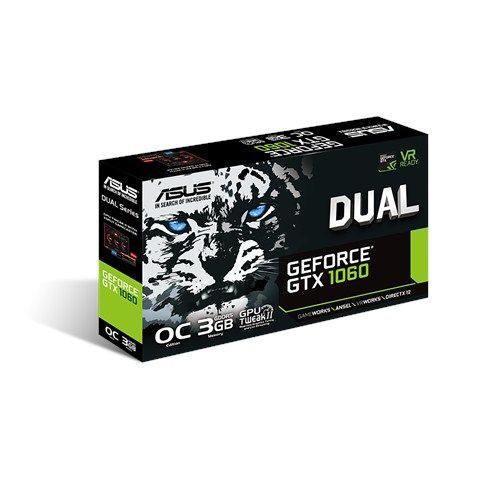 Відеокарта ASUS DUAL-GTX1060-O3G ty2az7wr0xc2zx0 фото