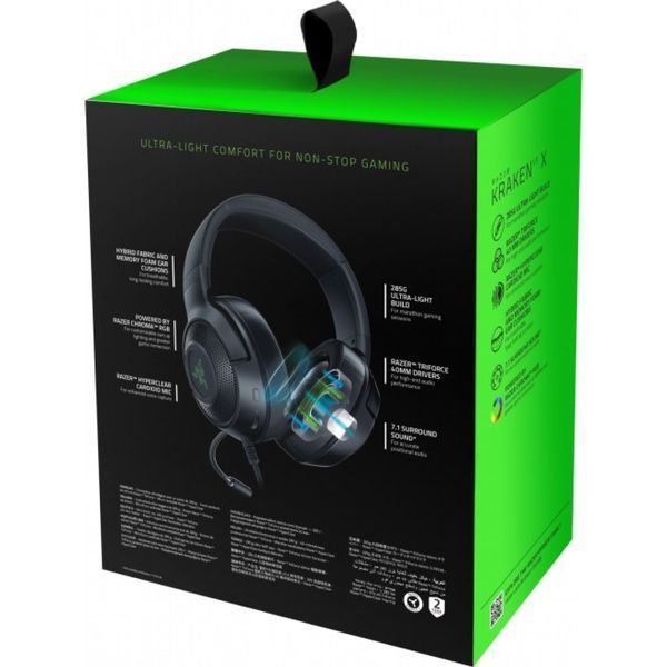 Гарнітура RAZER Kraken V3 X USB (RZ04-03750300-R3M1) 66163 фото