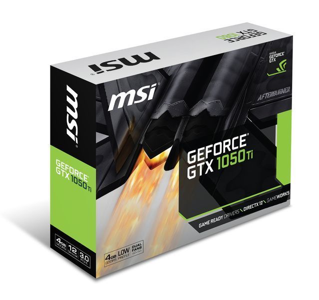 Видеокарта MSI GeForce GTX 1050 Ti 4GT LP 4GB GDDR5 Low Profile sdn89v6fg9s фото