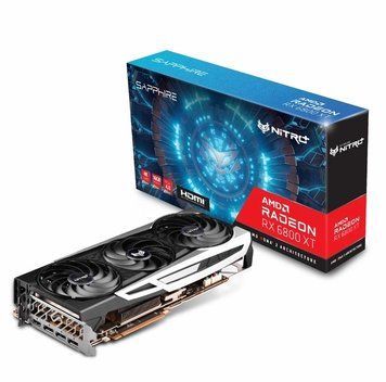 Відеокарта SAPPHIRE NITRO+ AMD Radeon RX 6800 XT 16GB GDDR6 OC (11304-04-48) s79s6nd5fb фото