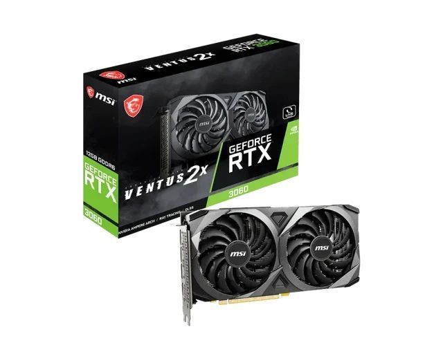 Відеокарта RTX 3060 MSI Ventus 2X ( RTX 3060 VENTUS 2X 12G OC ) б/в 14124adsgsd241 фото