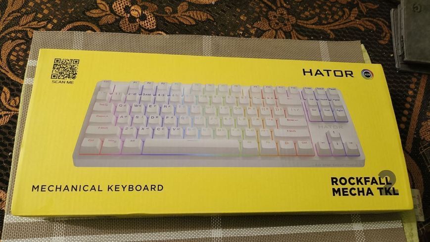 Клавиатура HATOR Rockfall 2 Mecha TKL orange (HTK-520) black 66673 фото