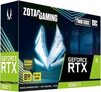Відеокарта ZOTAC GAMING GeForce RTX 3060 Ti Twin Edge OC LHR 8GB GDDR6 dfh3453484usa фото
