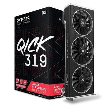 Видеокарта XFX Speedster QICK 319 AMD Radeon RX 6700 XT Black Gaming 12GB GDDR6 9s8ndt67gg фото