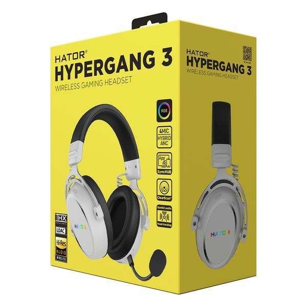 Акустична система HATOR HYPERGANG 3 Hi-Res (ESH56) wireless white SyncHUB connection 67131 фото
