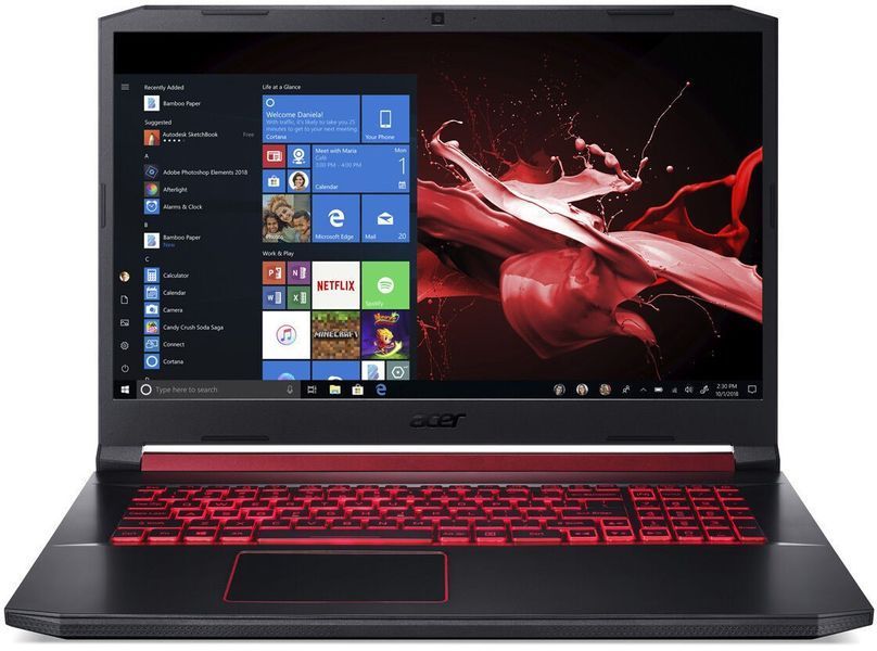 Ноутбук Acer Nitro 5 AN517-51-51S3 (NH.Q5CEU.011) d18ff50ssd0 фото
