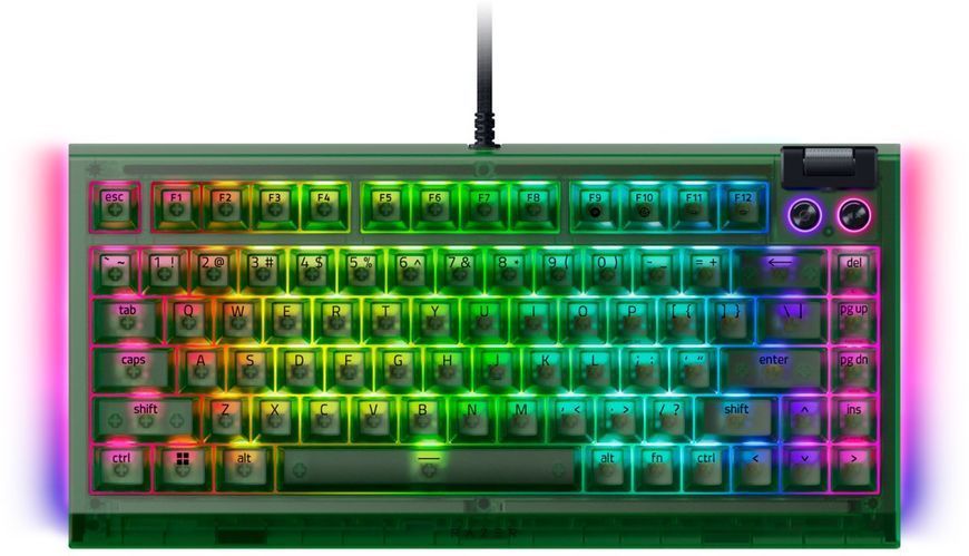 Клавіатура RAZER BlackWidow V4 75% Phantom Green (RZ03-05003300-R3M1) 67452 фото