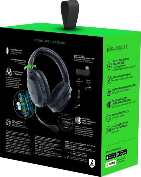 Гарнитура RAZER Barracuda X Black (RZ04-04430100-R3M1) 66250 фото