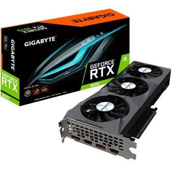 Видеокарта GIGABYTE GeForce RTX3070 8Gb EAGLE OC 2.0 LHR (GV-N3070EAGLE OC-8GD 2.0) 1a3s0d0v0b фото
