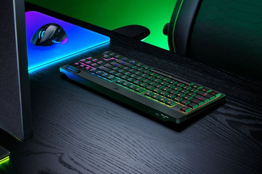 Клавіатура RAZER BlackWidow V4 Low-Profile TKL Green switch (RZ03-05450500-R3M1) 67536 фото
