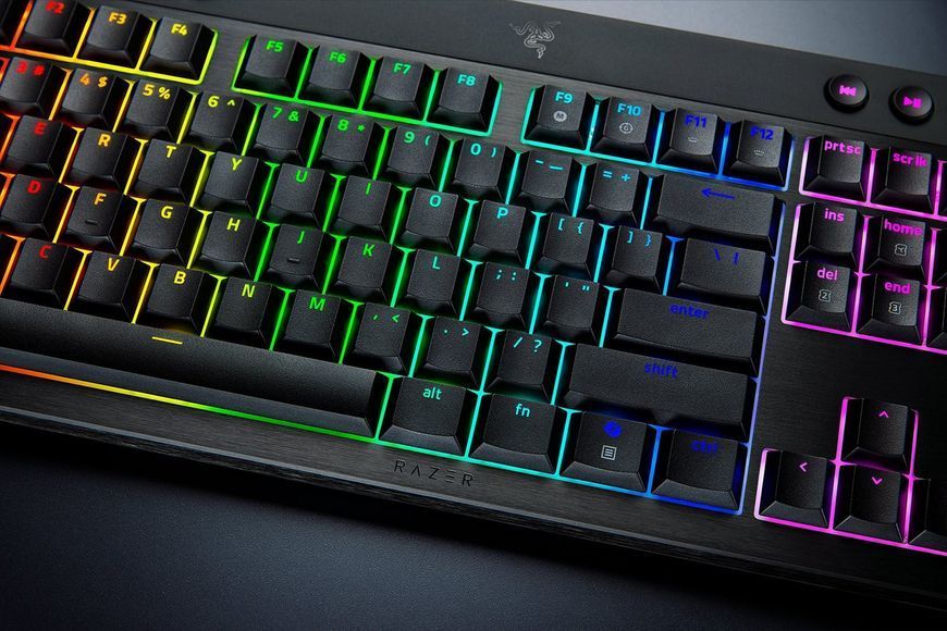 Клавіатура RAZER BlackWidow V4 Low-Profile TKL Green switch (RZ03-05450500-R3M1) 67536 фото