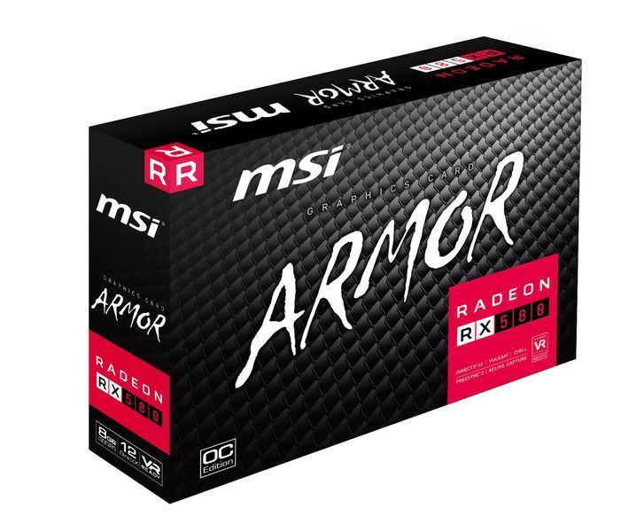 Відеокарта MSI Radeon RX 580 ARMOR 8G OC (RX580-ARMOR-8G-OC) б/в jk2j6m0lj0 фото