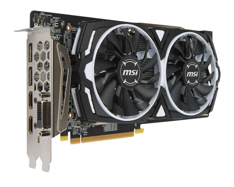 Відеокарта MSI Radeon RX 580 ARMOR 8G OC (RX580-ARMOR-8G-OC) б/в jk2j6m0lj0 фото