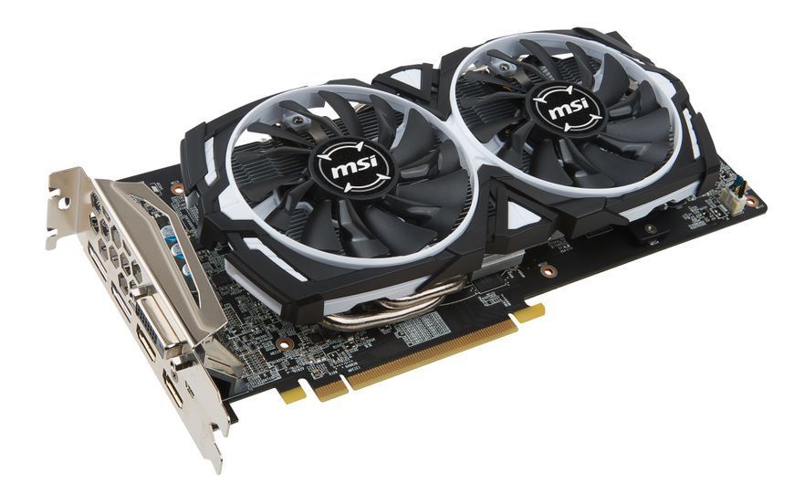 Відеокарта MSI Radeon RX 580 ARMOR 8G OC (RX580-ARMOR-8G-OC) б/в jk2j6m0lj0 фото