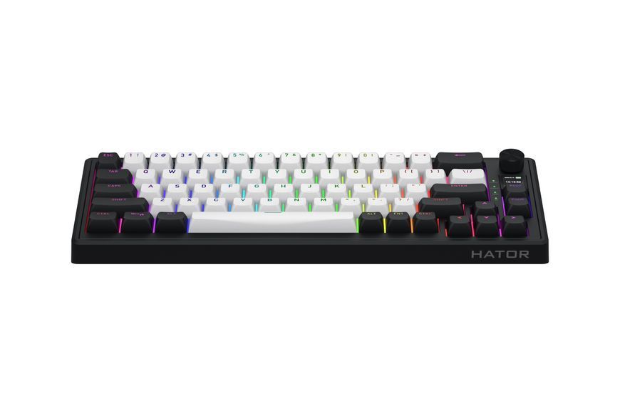 Клавіатура HATOR Skyfall 65 MAG ULTIMA 8K wireless (HTK3860) black-white US layout 67563 фото