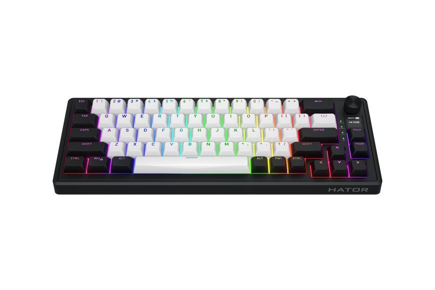 Клавіатура HATOR Skyfall 65 MAG ULTIMA 8K wireless (HTK3860) black-white US layout 67563 фото